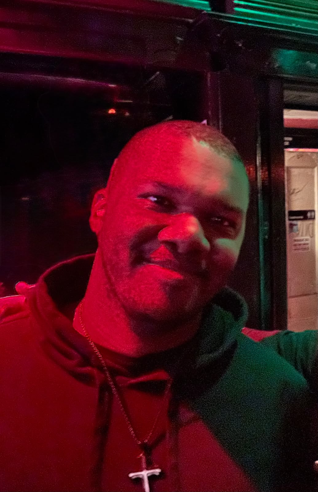 Larry Kirkland at front of house